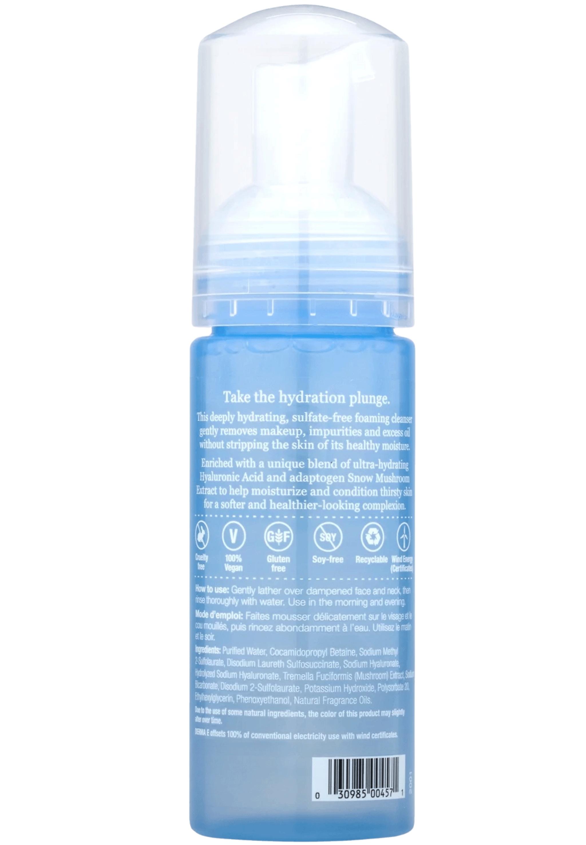 DermaE Natural Bodycare Ultra Hydrating Alkaline Cloud Cleanser