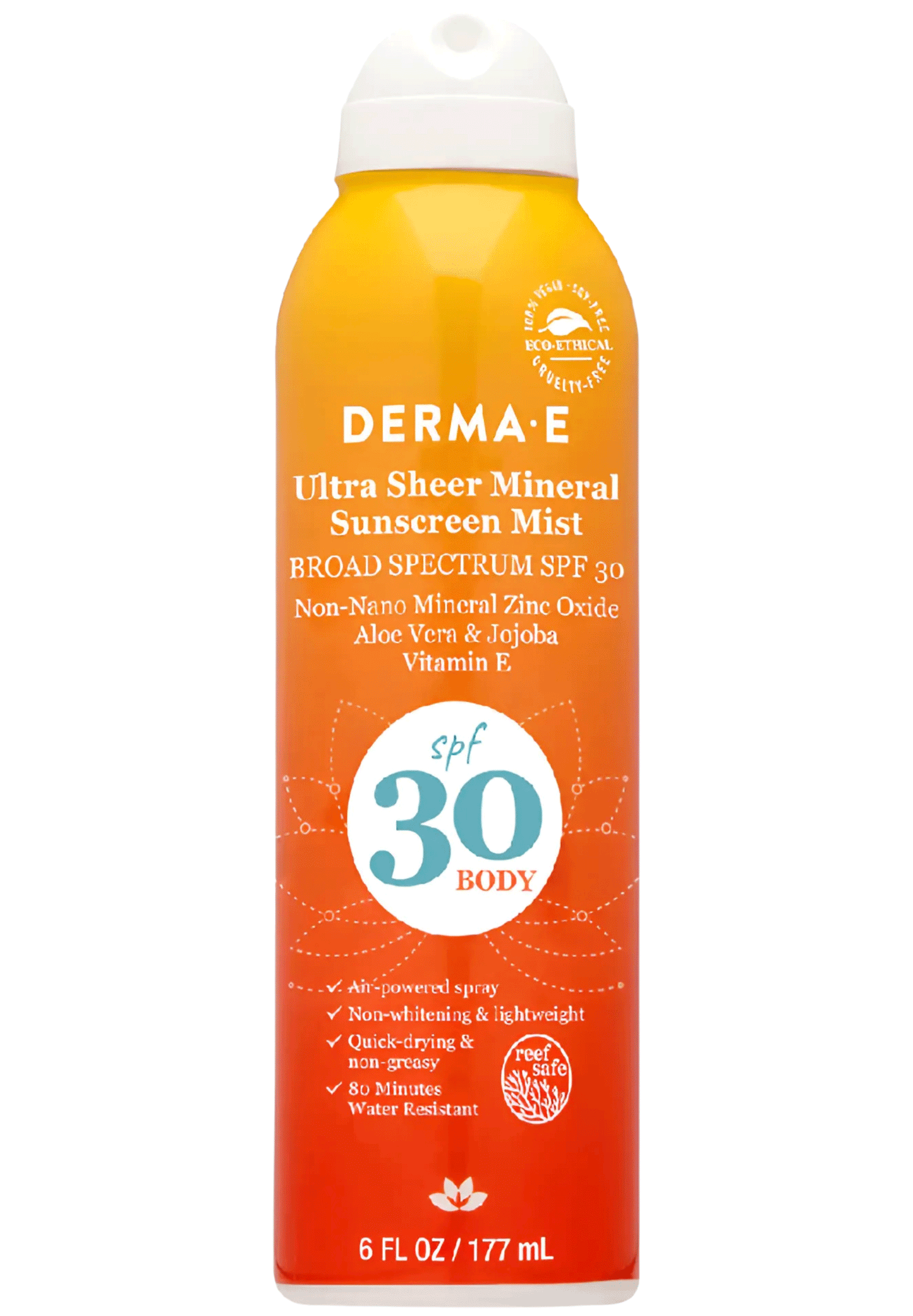 DermaE Natural Bodycare Ultra Sheer Mineral Sunscreen Mist