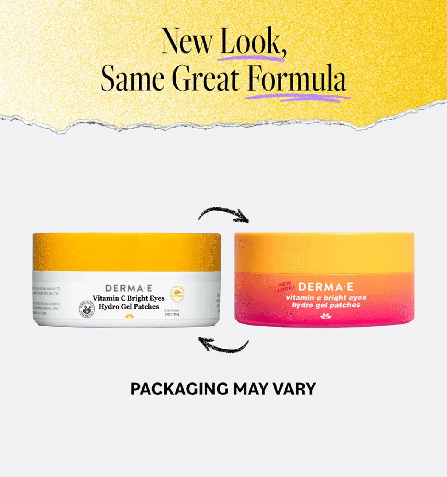 DermaE Natural Bodycare Vitamin C Bright Eyes Hydro Gel Patches