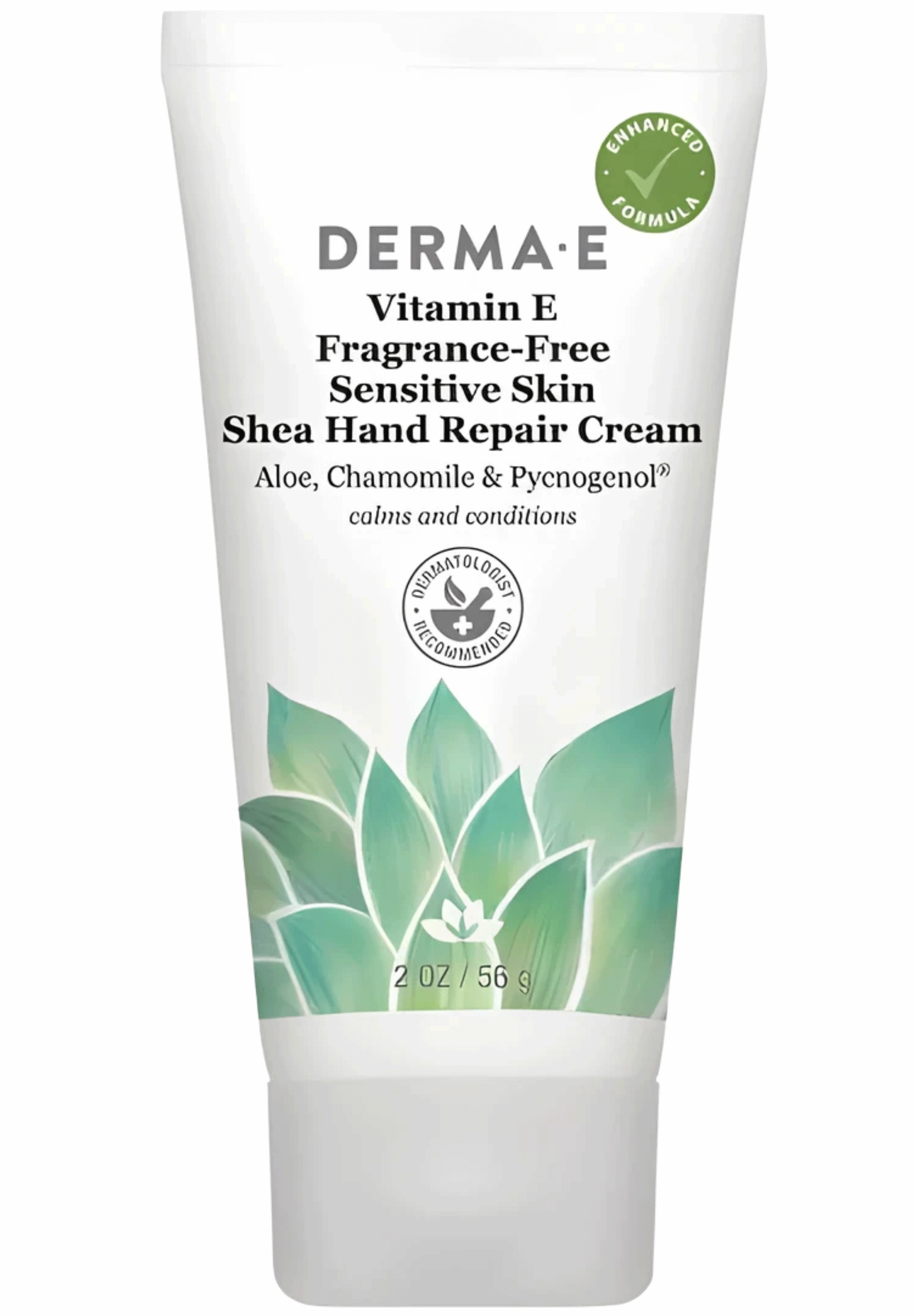 DermaE Natural Bodycare Vitamin E Fragrance-Free Sensitive Skin Shea Hand Repair Cream