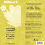 DermaE Natural Bodycare Volume & Shine Restoring Shampoo