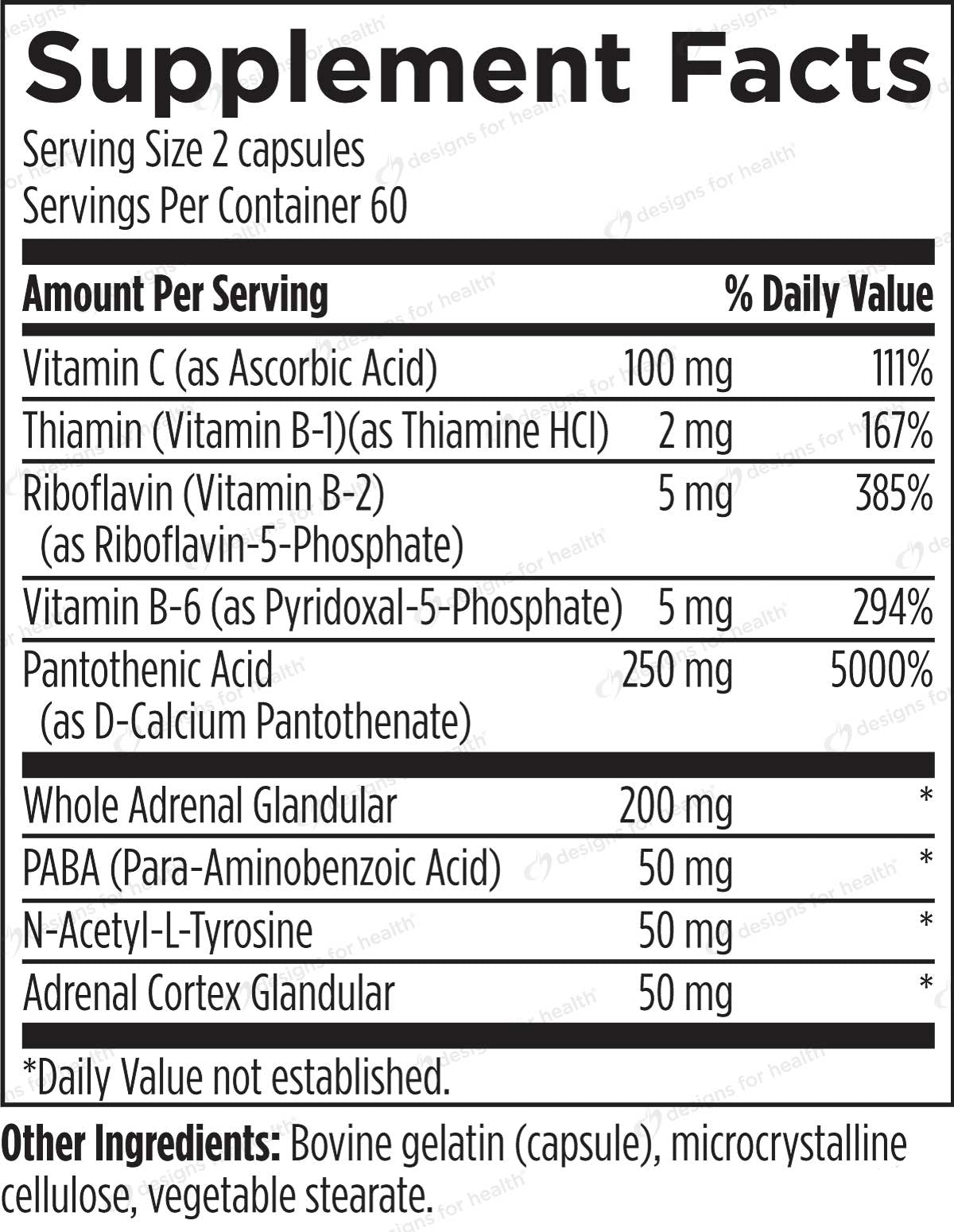 Designs for Health Adrenal Complex