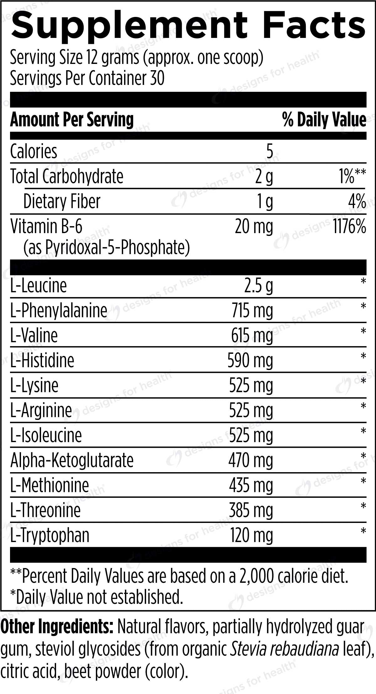 Designs for Health Amino Acid Supreme