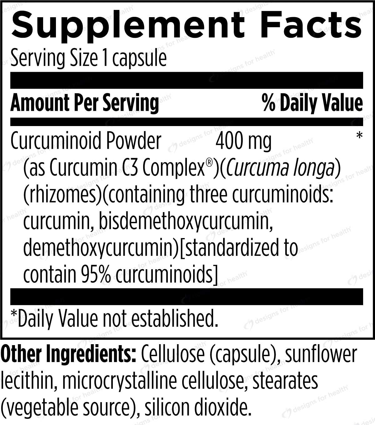 Designs for Health C3 Curcumin Complex