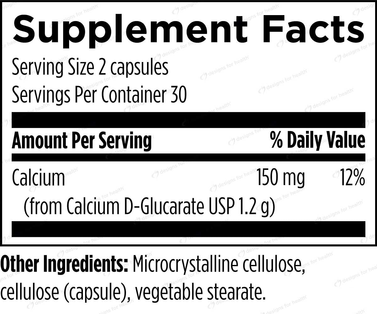 Designs for Health Calcium D-Glucarate