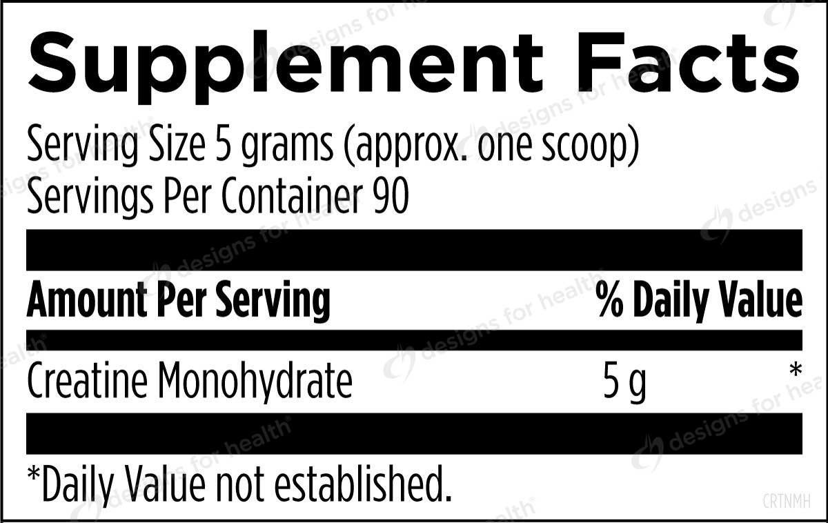 Designs for Health Creatine Monohydrate Powder