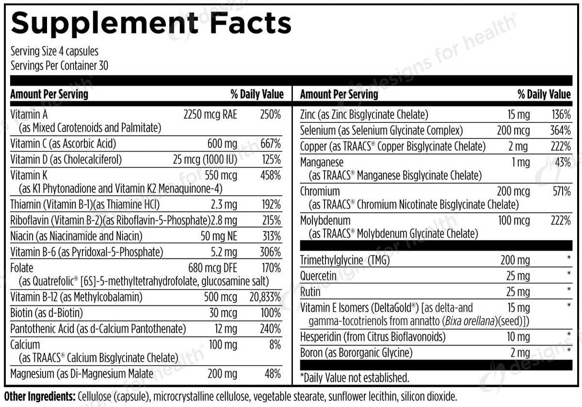 Designs for Health DFH Complete Multi with Copper