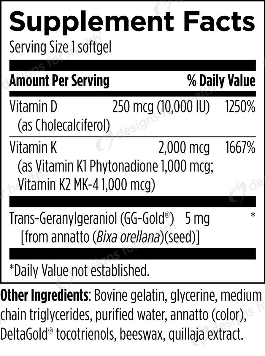 Designs for Health Vitamin D Evail 10K (Formerly D-Evail 10K)