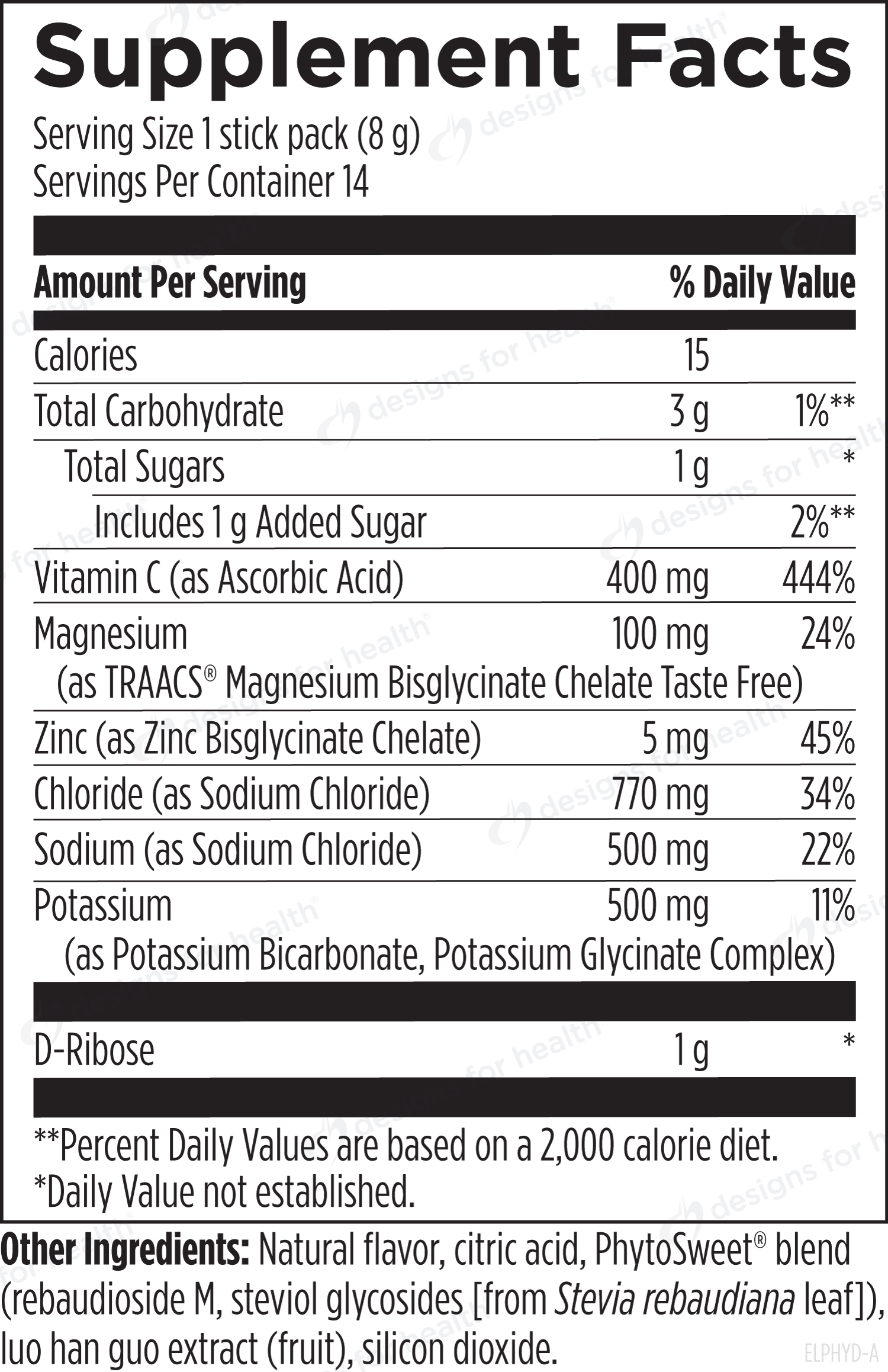 Designs for Health ElectroPure Hydration