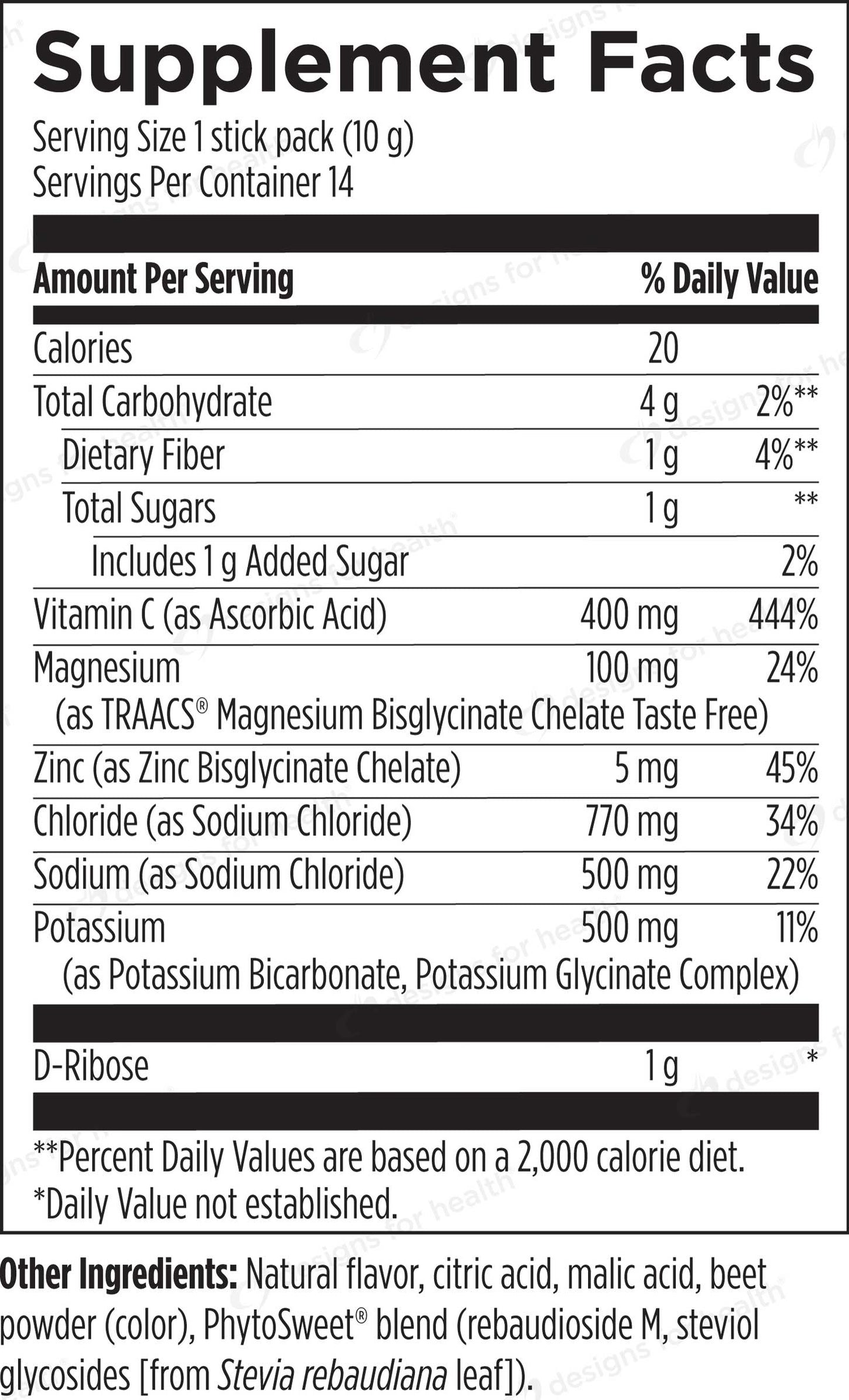 Designs for Health ElectroPure Hydration