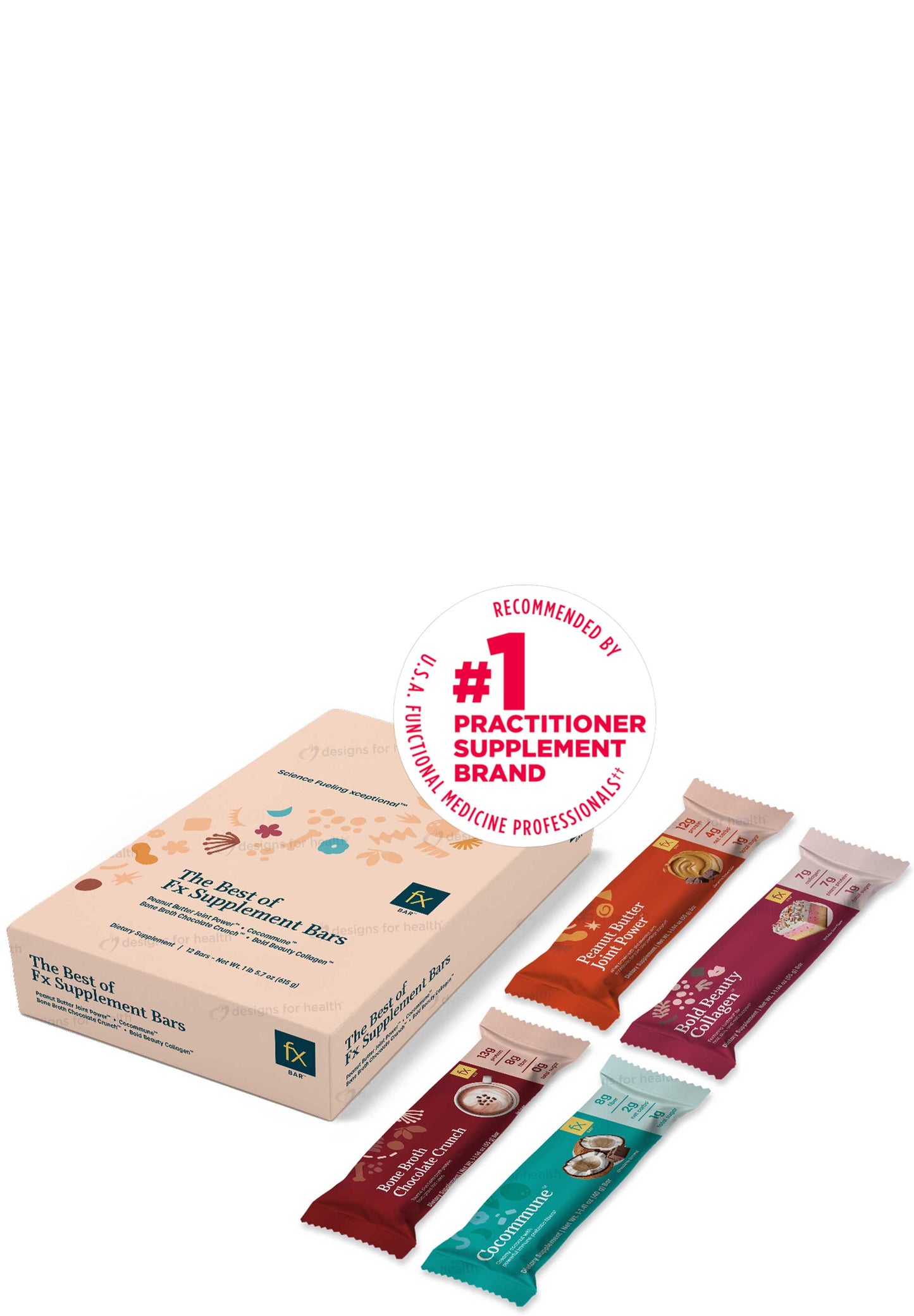 Designs for Health Fx Bar Variety Pack