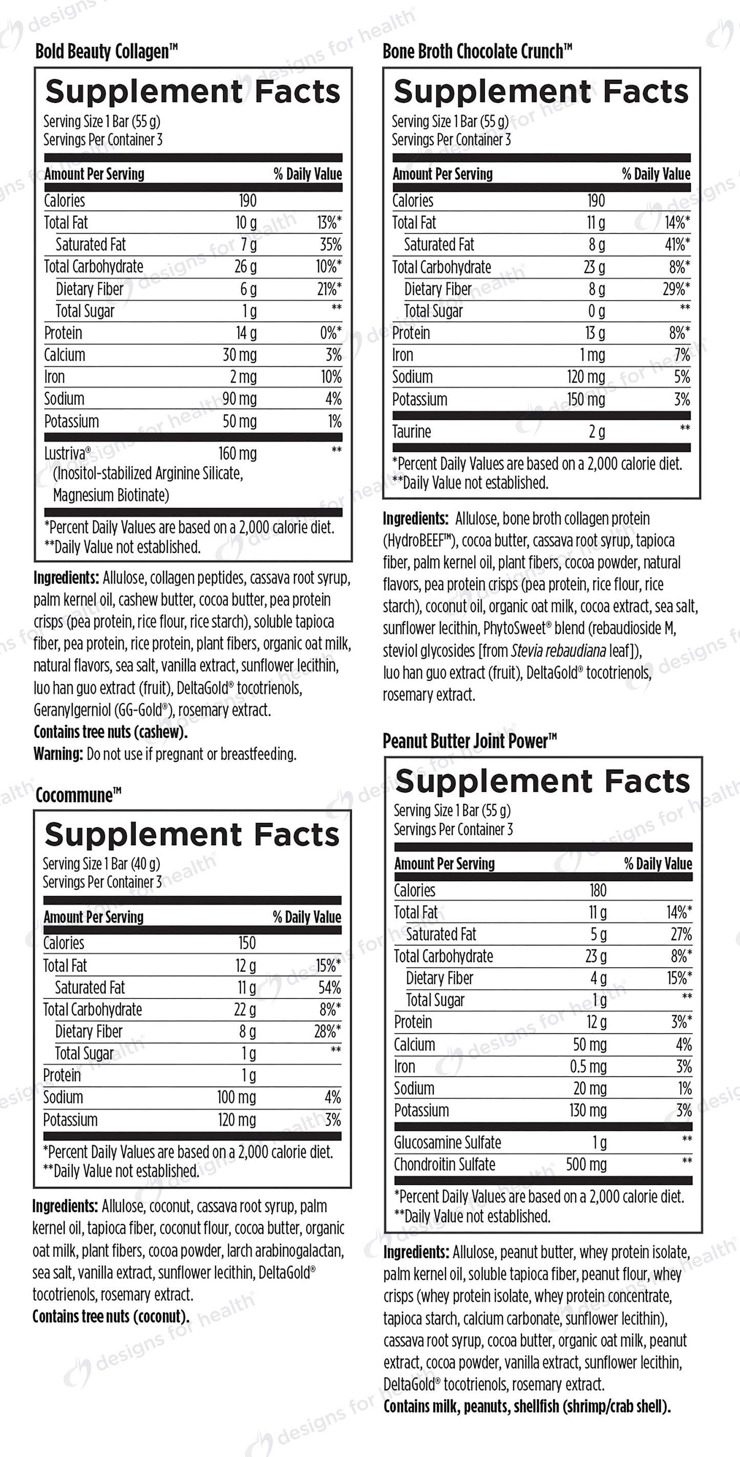 Designs for Health Fx Bar Variety Pack