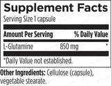 Designs for Health L-Glutamine 850 mg Capsule