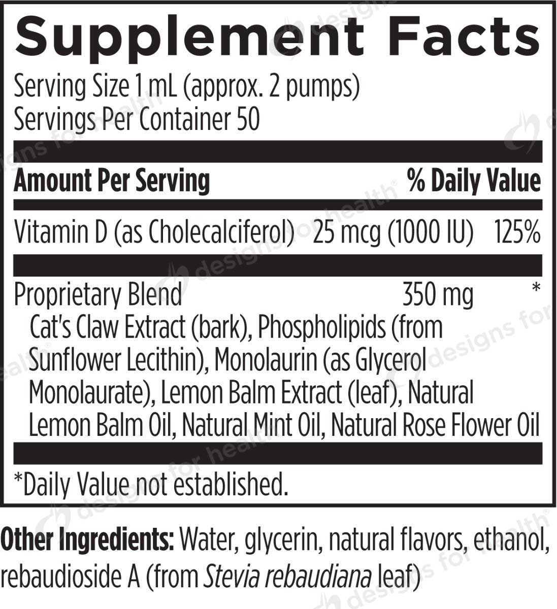 Designs for Health Liposomal Cat's Claw Synergy