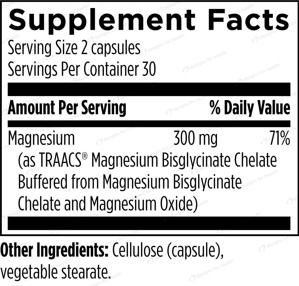 Designs for Health Magnesium Glycinate Complex