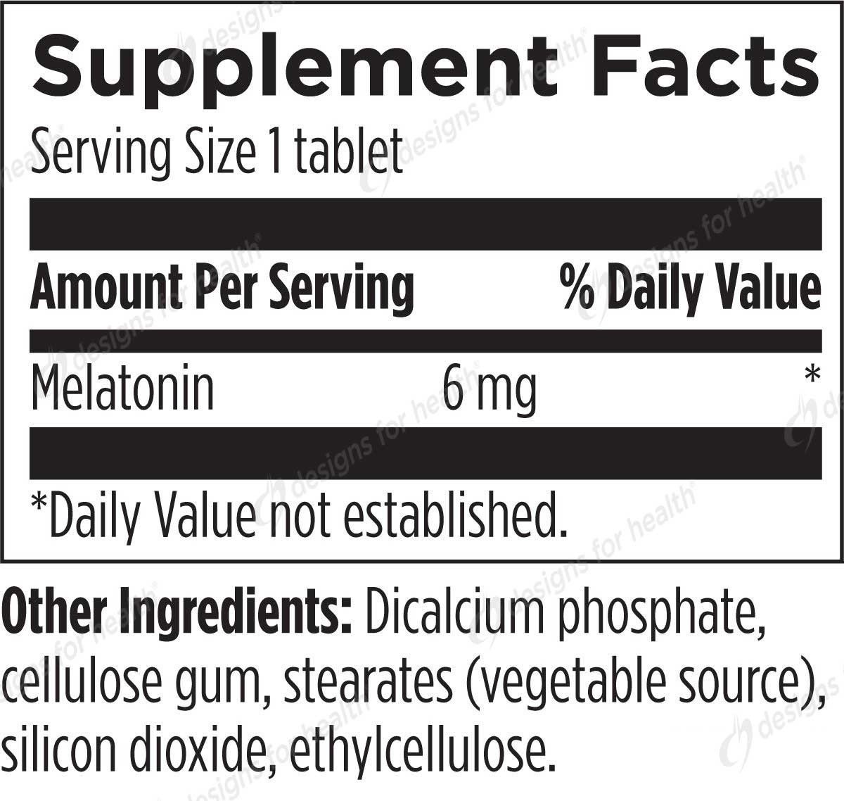 Designs for Health Melatonin SRT