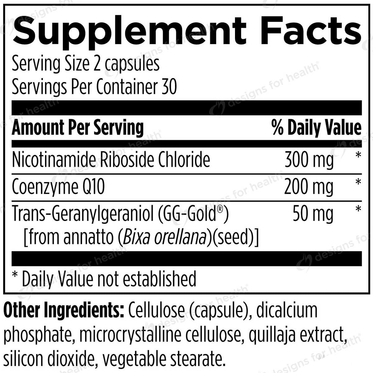 Designs for Health Mito-NR
