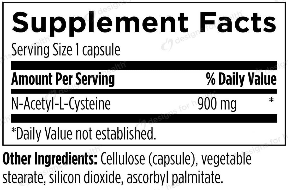 Designs for Health N-Acetyl-L-Cysteine