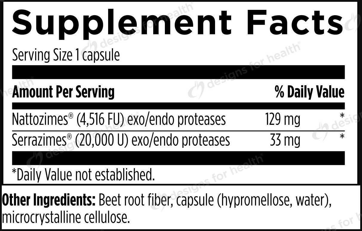 Designs for Health Natto-Serrazime