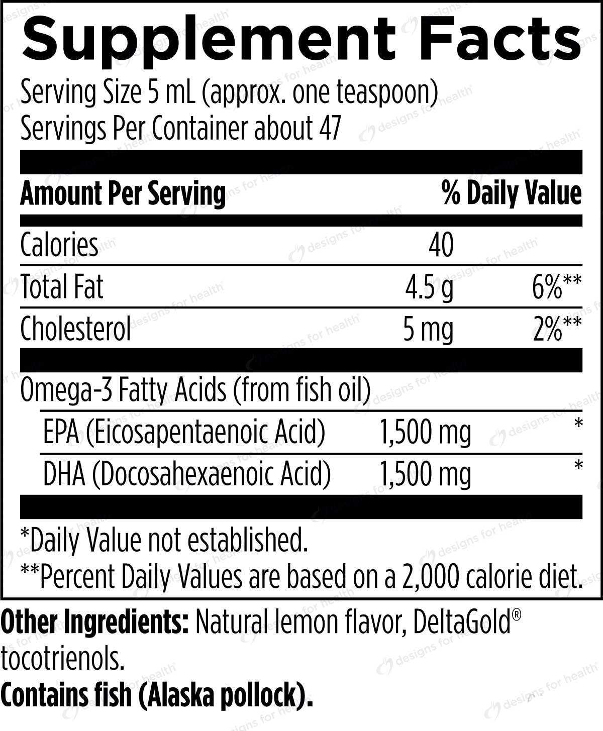 Designs for Health OmegAvail Hi-Po Liquid