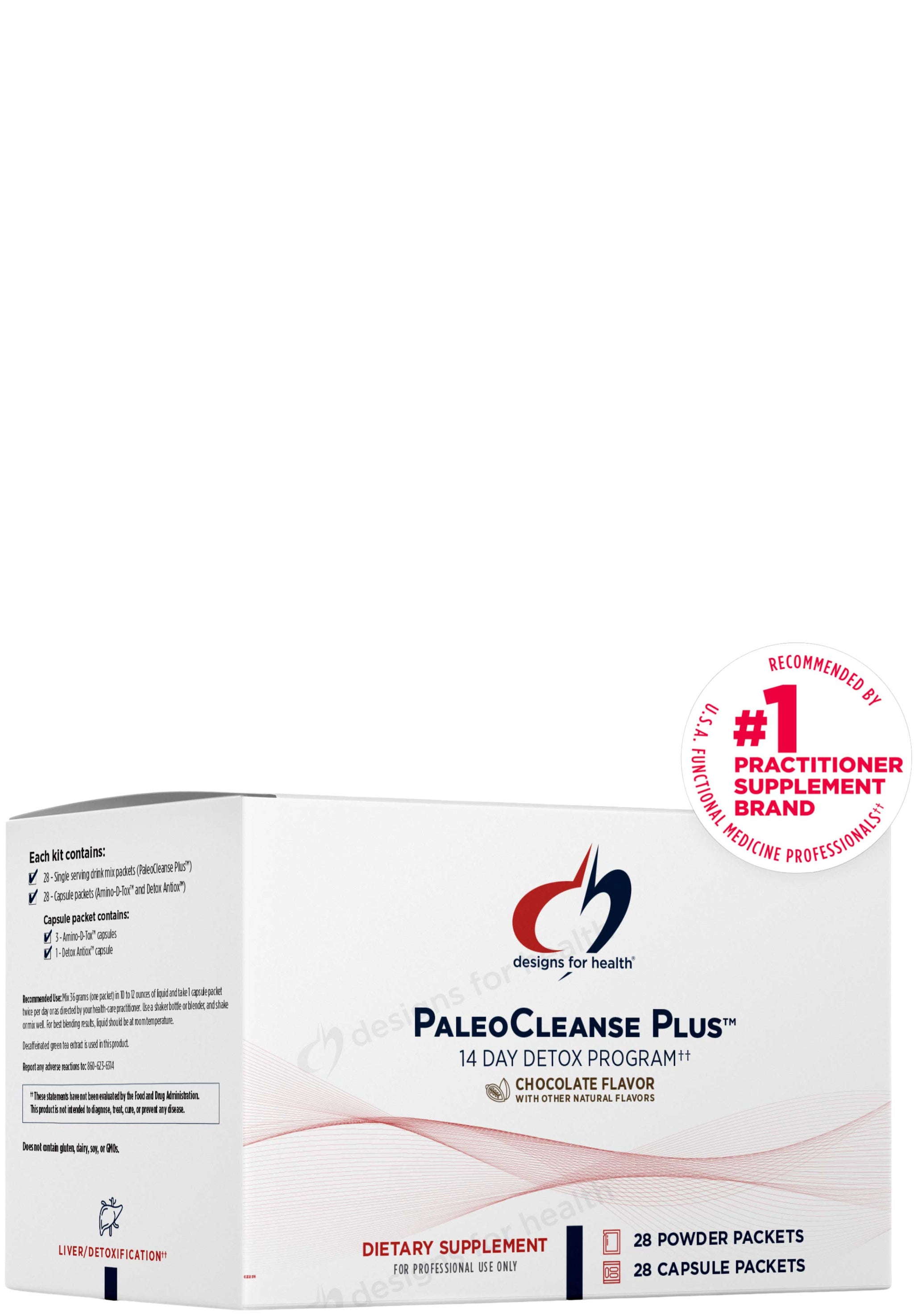 Designs for Health PaleoCleanse Plus Detox Program, 14 Day Detox Kit