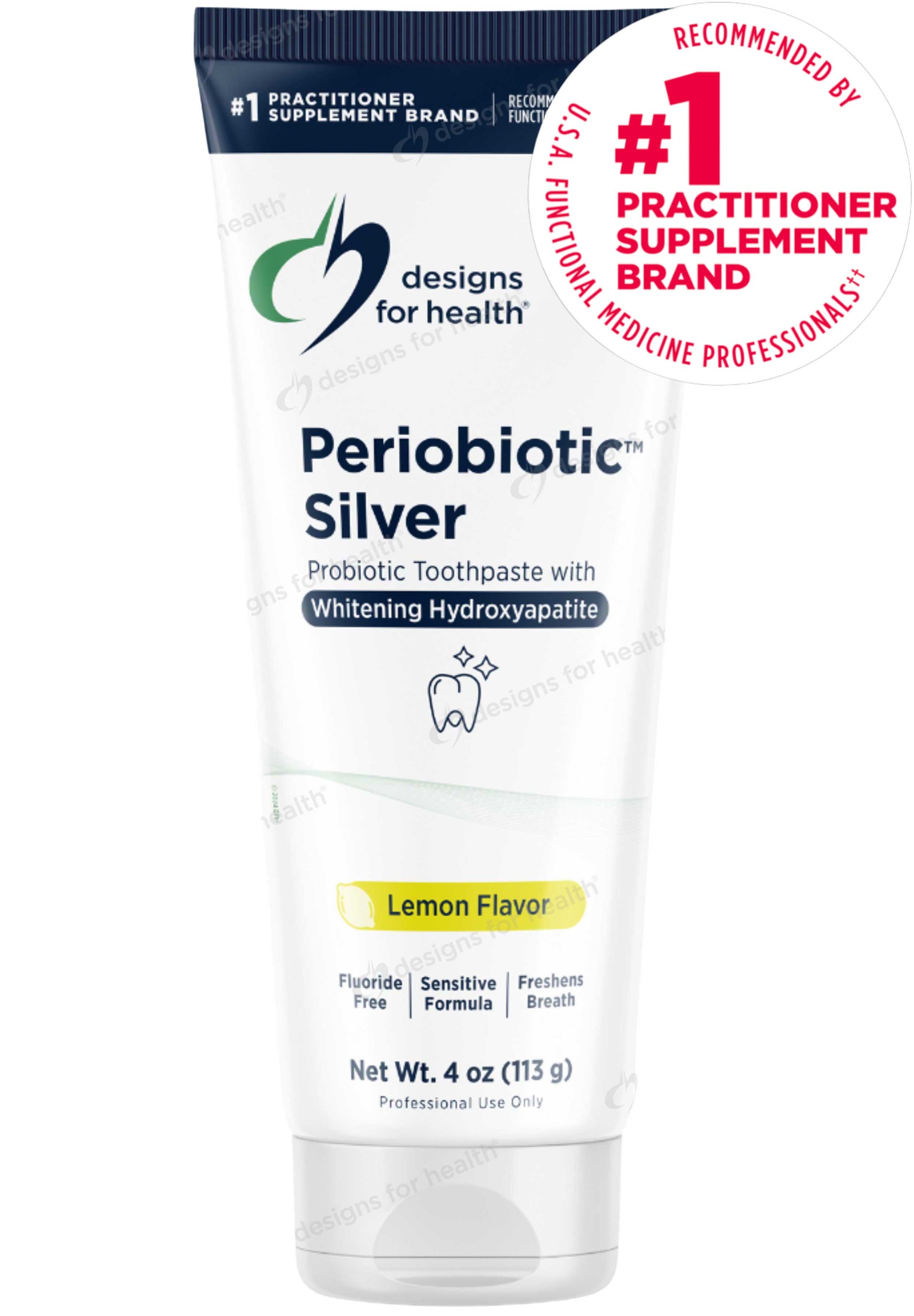 Designs for Health PerioBiotic Silver (Probiotic Toothpaste)