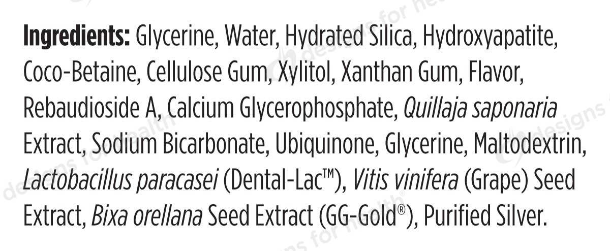 Designs for Health PerioBiotic Silver (Probiotic Toothpaste)