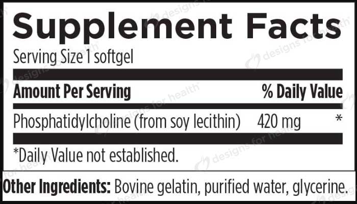 Designs for Health Phosphatidylcholine Softgels
