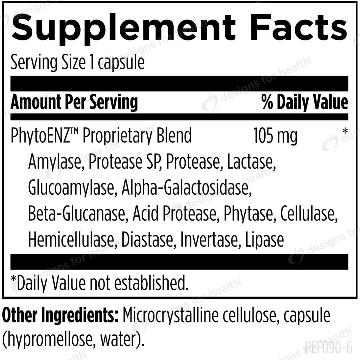 Designs for Health Plant Enzyme Digestive Formula