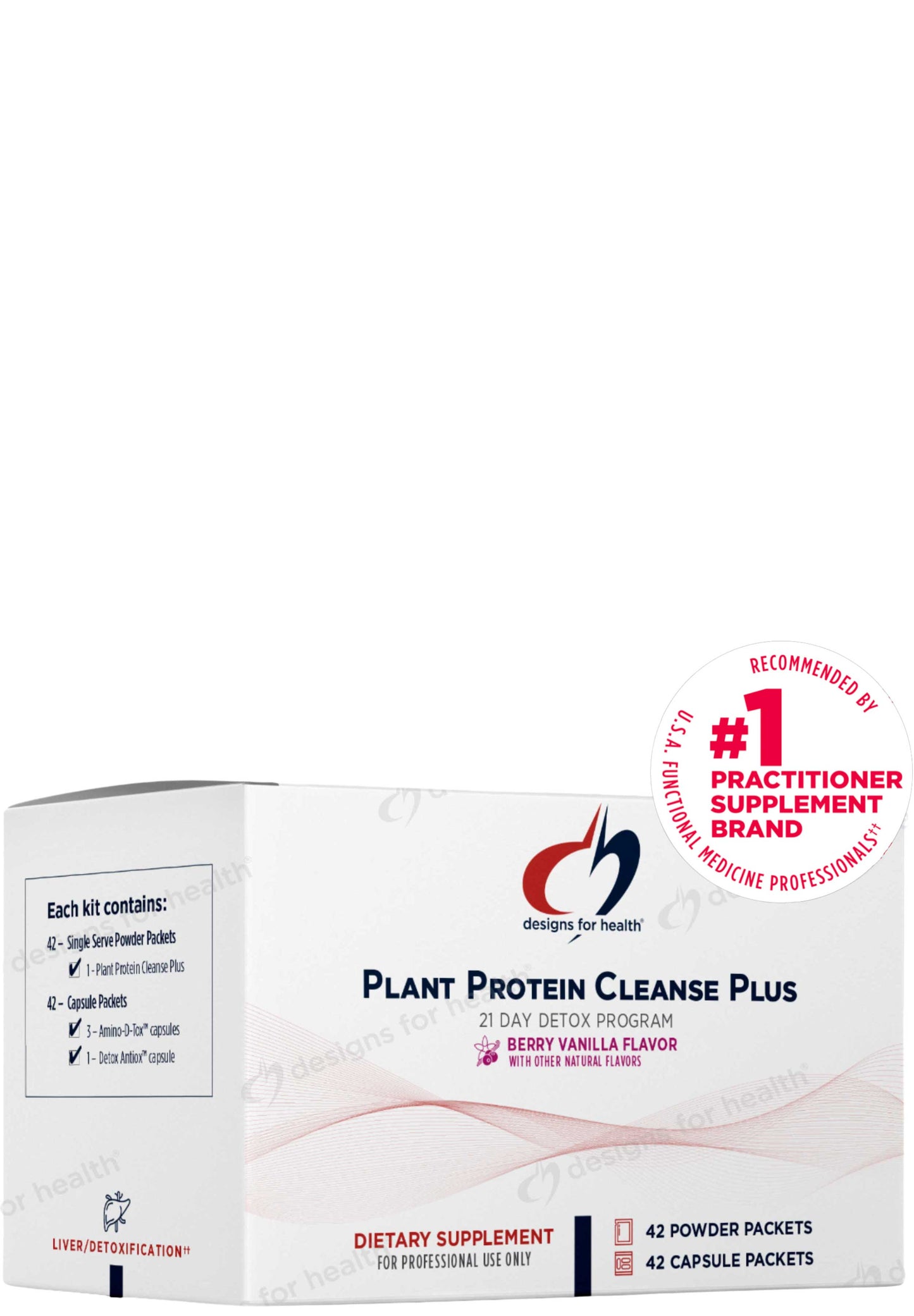 Designs for Health Plant Protein Cleanse Plus 21 Day Detox Program (Formerly VegeCleanse Plus Detox Program)