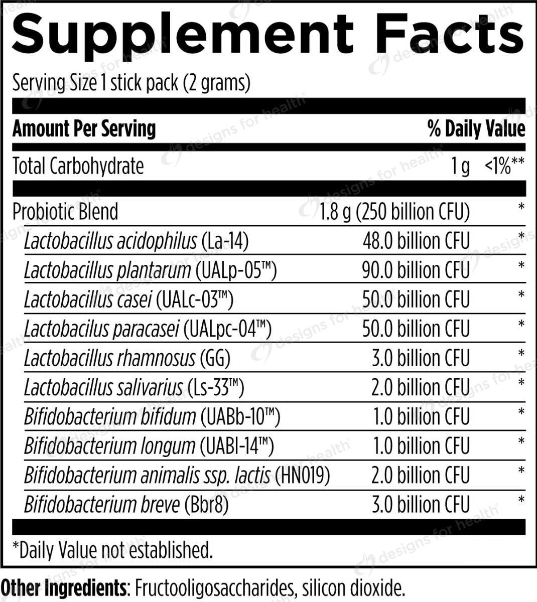 Designs for Health ProbioMed™ 250