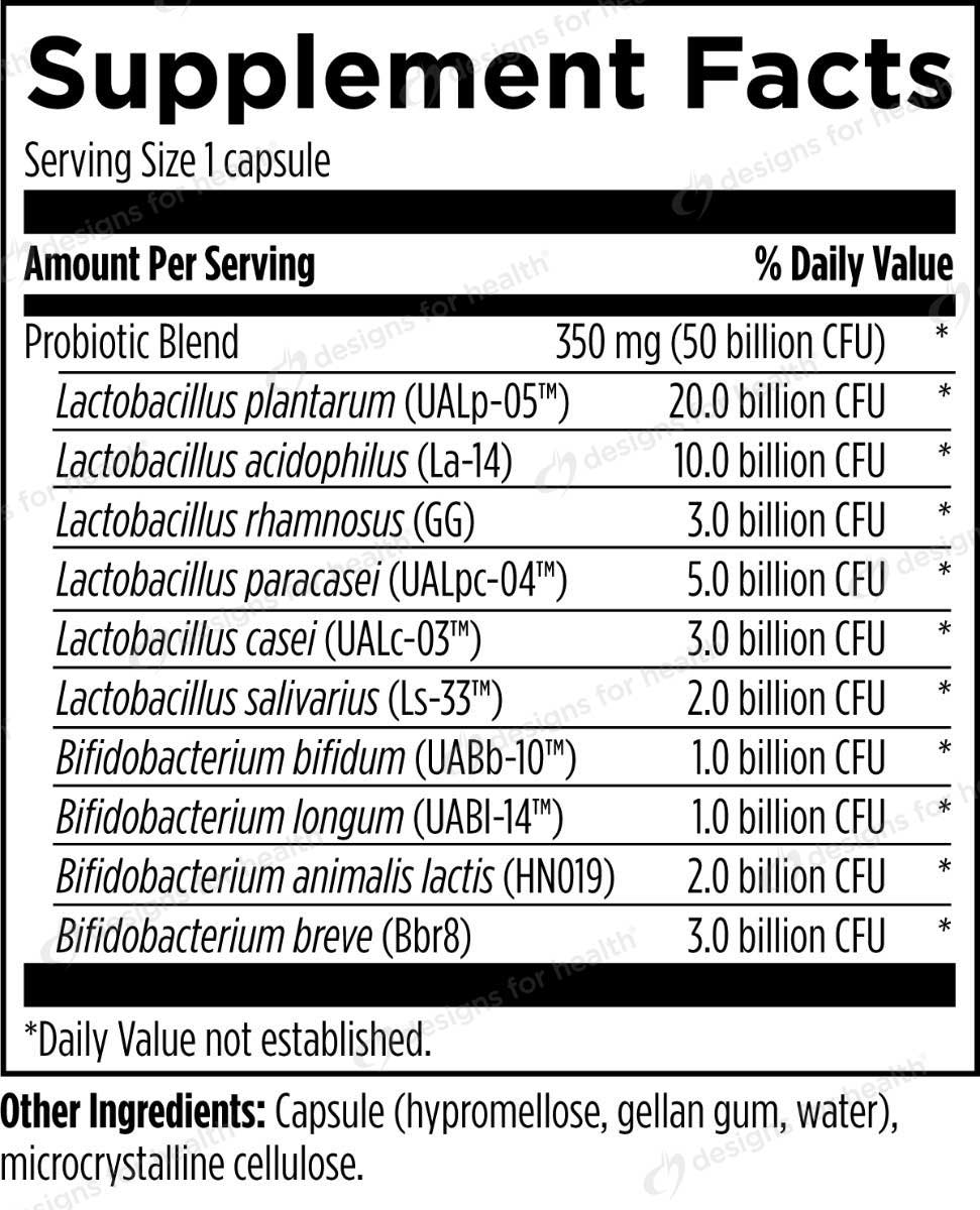Designs for Health ProbioMed 50