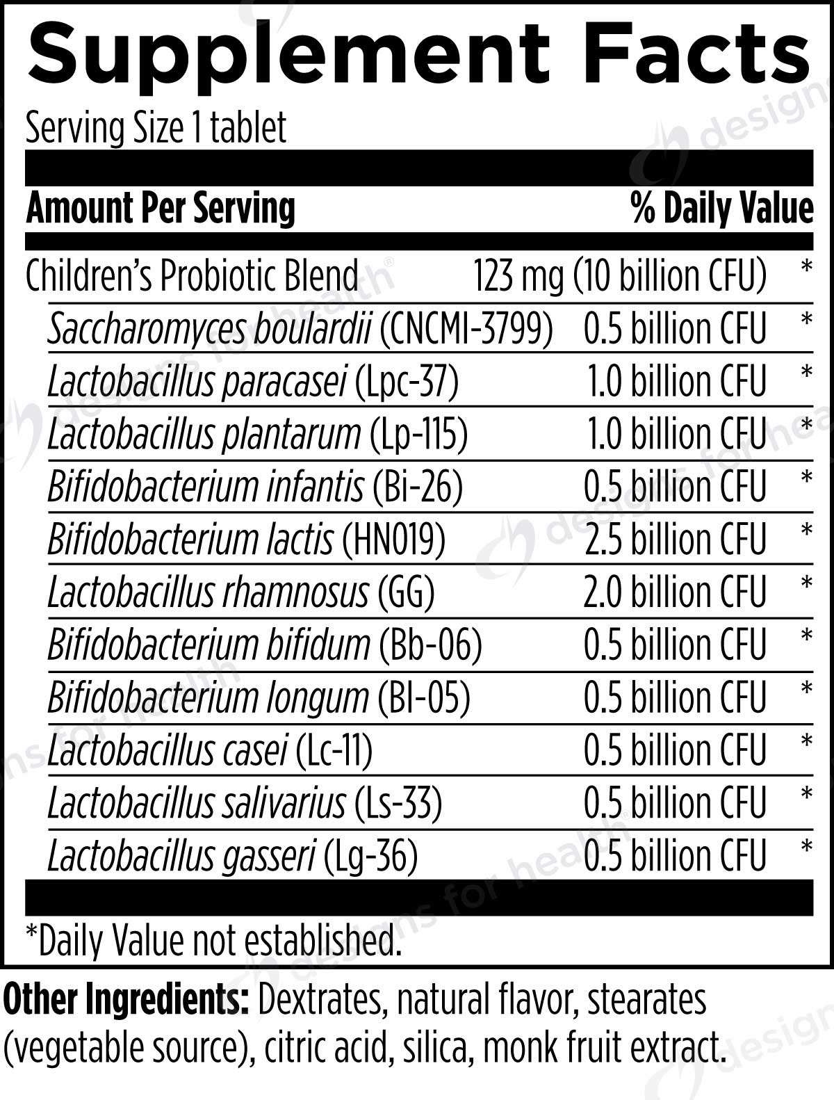 Designs for Health ProbioMed Kids