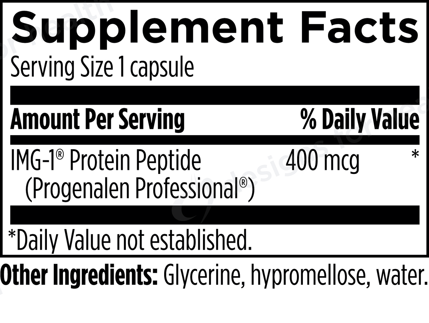 Designs for Health Progenalen Pro Peptide