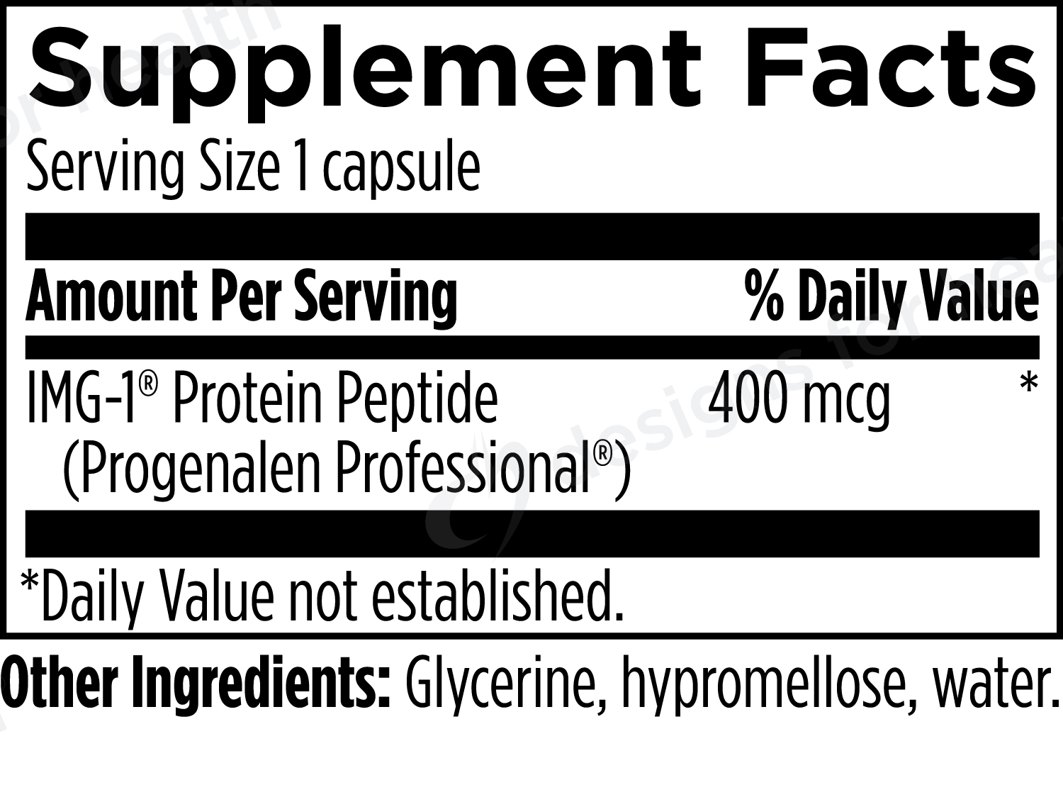Designs for Health Progenalen Pro Peptide