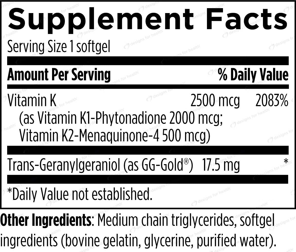 Designs for Health TRI-K