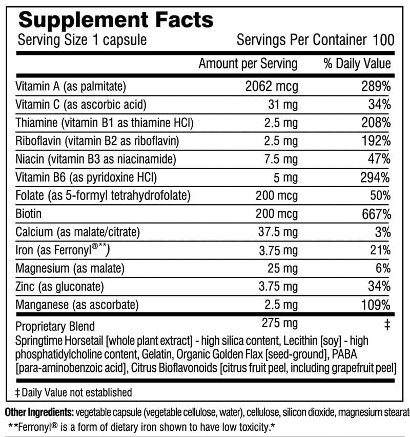 Doctor Wilson's Original Formulations Hair, Skin & Nails Plus Formula