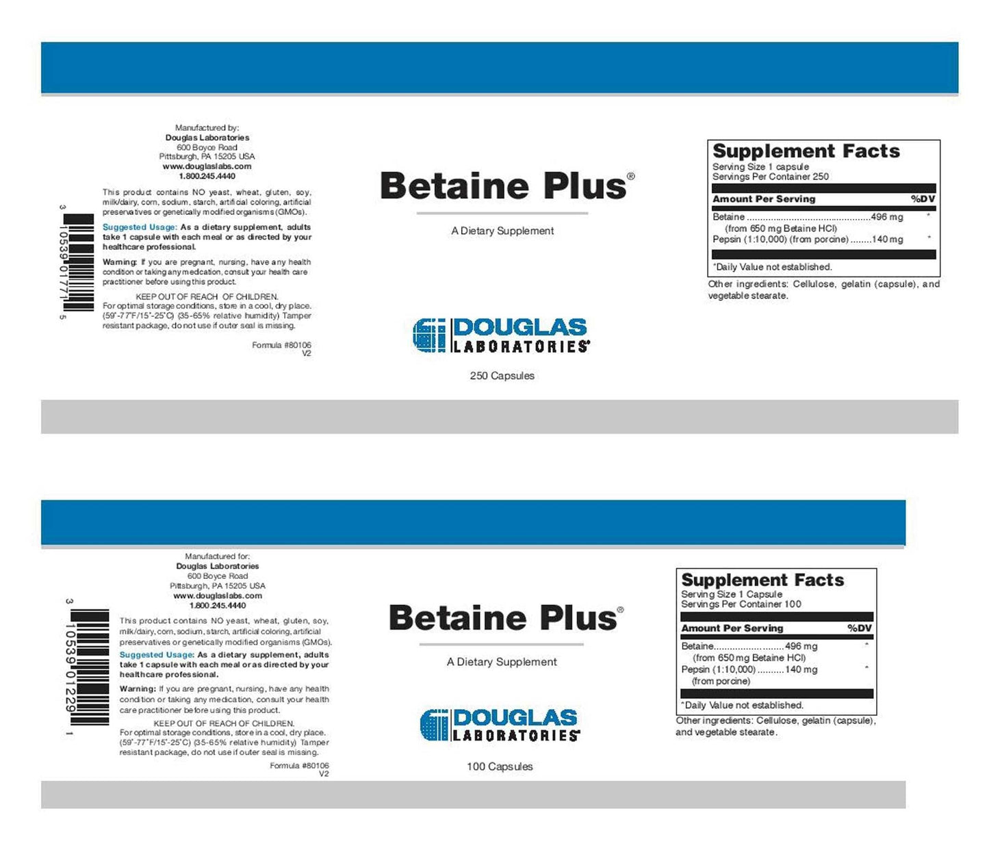 Douglas Laboratories Betaine Plus