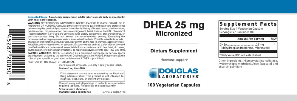 Douglas Laboratories DHEA 25mg