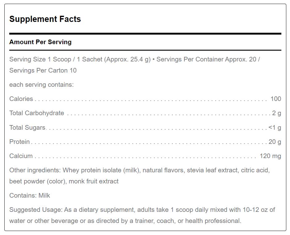 Douglas Laboratories Klean Isolate Natural Strawberry Flavor