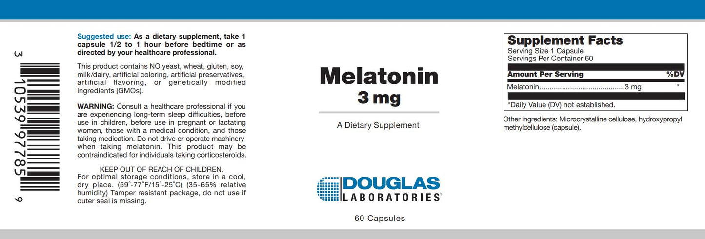 Douglas Laboratories Melatonin (3mg)