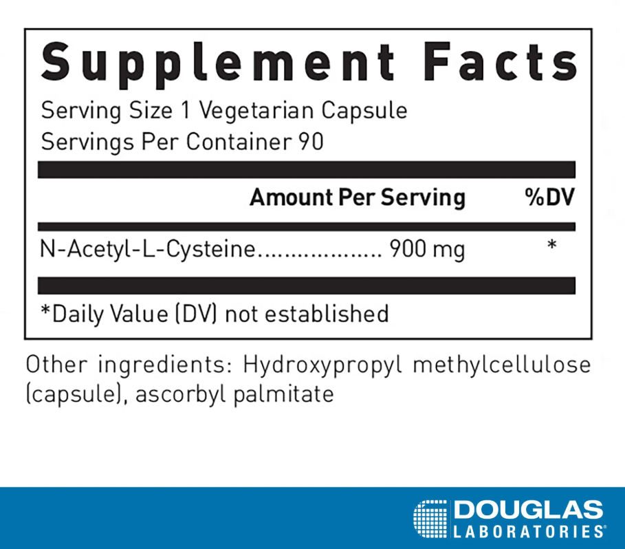 Douglas Laboratories N-Acetyl-L-Cysteine 900 mg