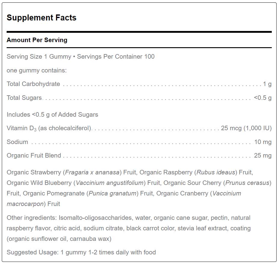 Douglas Laboratories Vitamin D Gummy