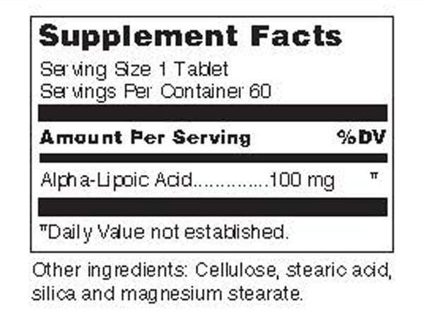 Douglas Laboratories Alpha-Lipoic Acid 100 mg