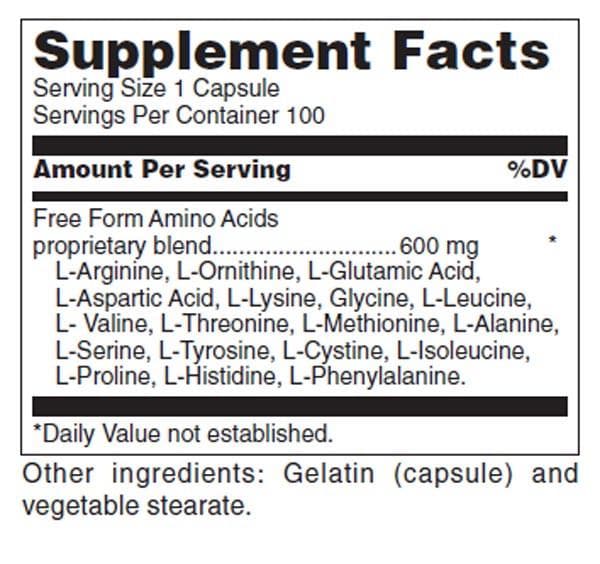 Douglas Laboratories Free Form Amino Acids Caps