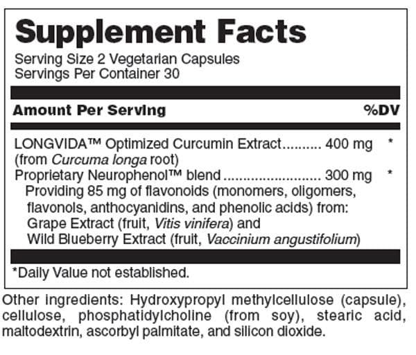 Douglas Laboratories Optimized Curcumin With Neurophenol