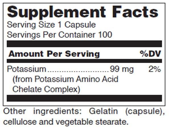 Douglas Laboratories Potassium 99mg Chelated