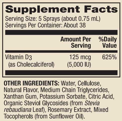 Dr. Mercola Vitamin D3 Sunshine Mist Spray