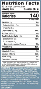 Dr. Mercola Pure Power Whey Protein + Probiotics - Chocolate