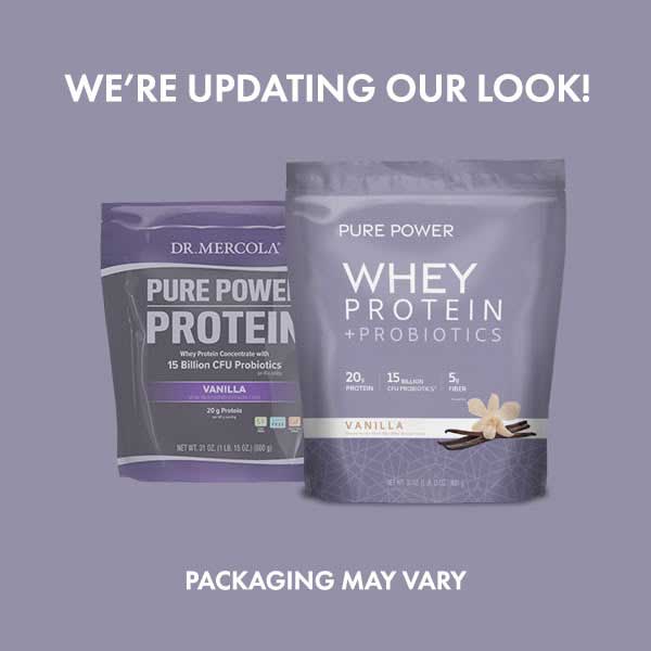 Dr. Mercola Pure Power Whey Protein + Probiotics Vanilla